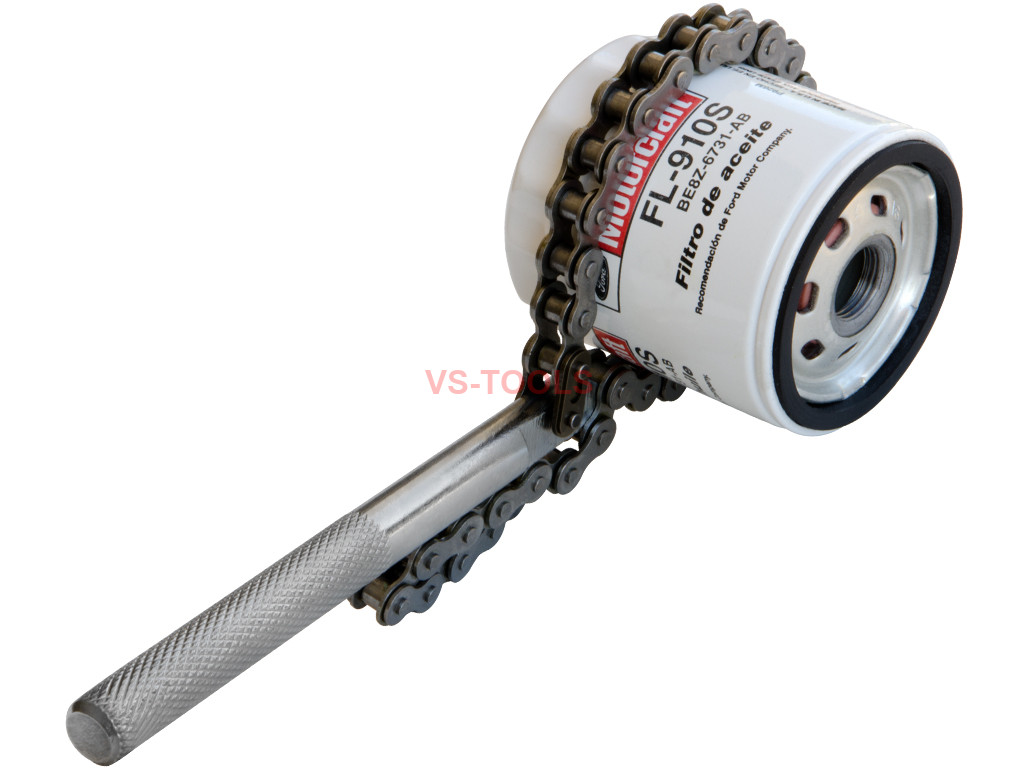 Adjustable Chain Grip Wrench Oil Filter Pipe Fitting Spanner